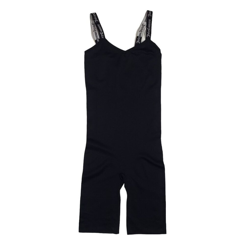 Juicy Couture Intimates Shapewear Bodysuit Adjustable Logo Straps Black Size S‎